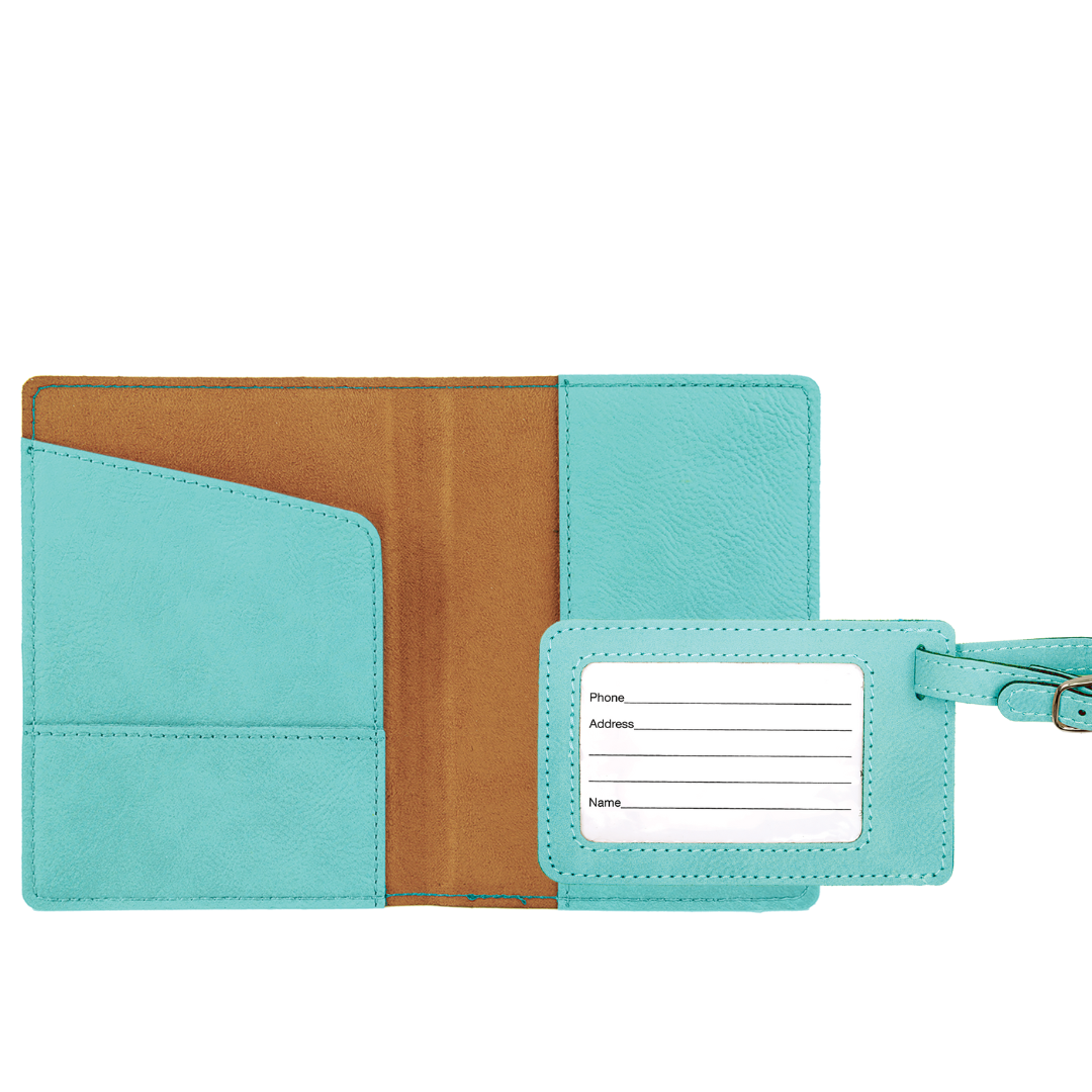 Passport Book and Luggage Tag Set