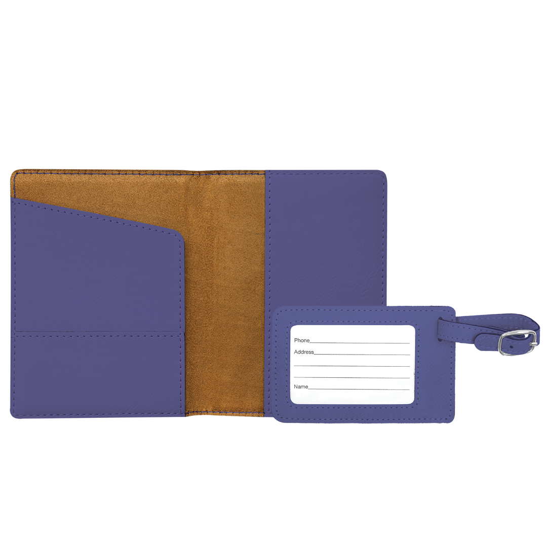 Passport Book and Luggage Tag Set