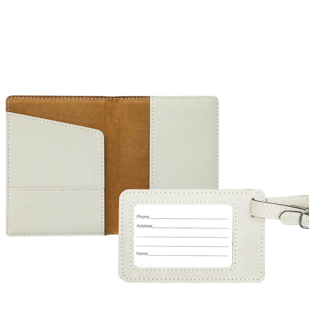 Passport Book and Luggage Tag Set