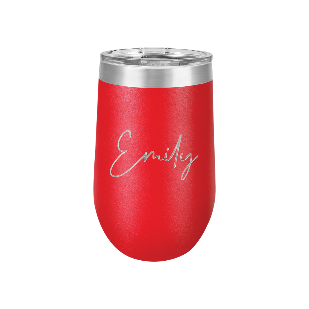 16 oz Stemless Wine Tumbler