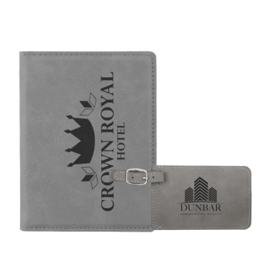 Passport Book and Luggage Tag Set