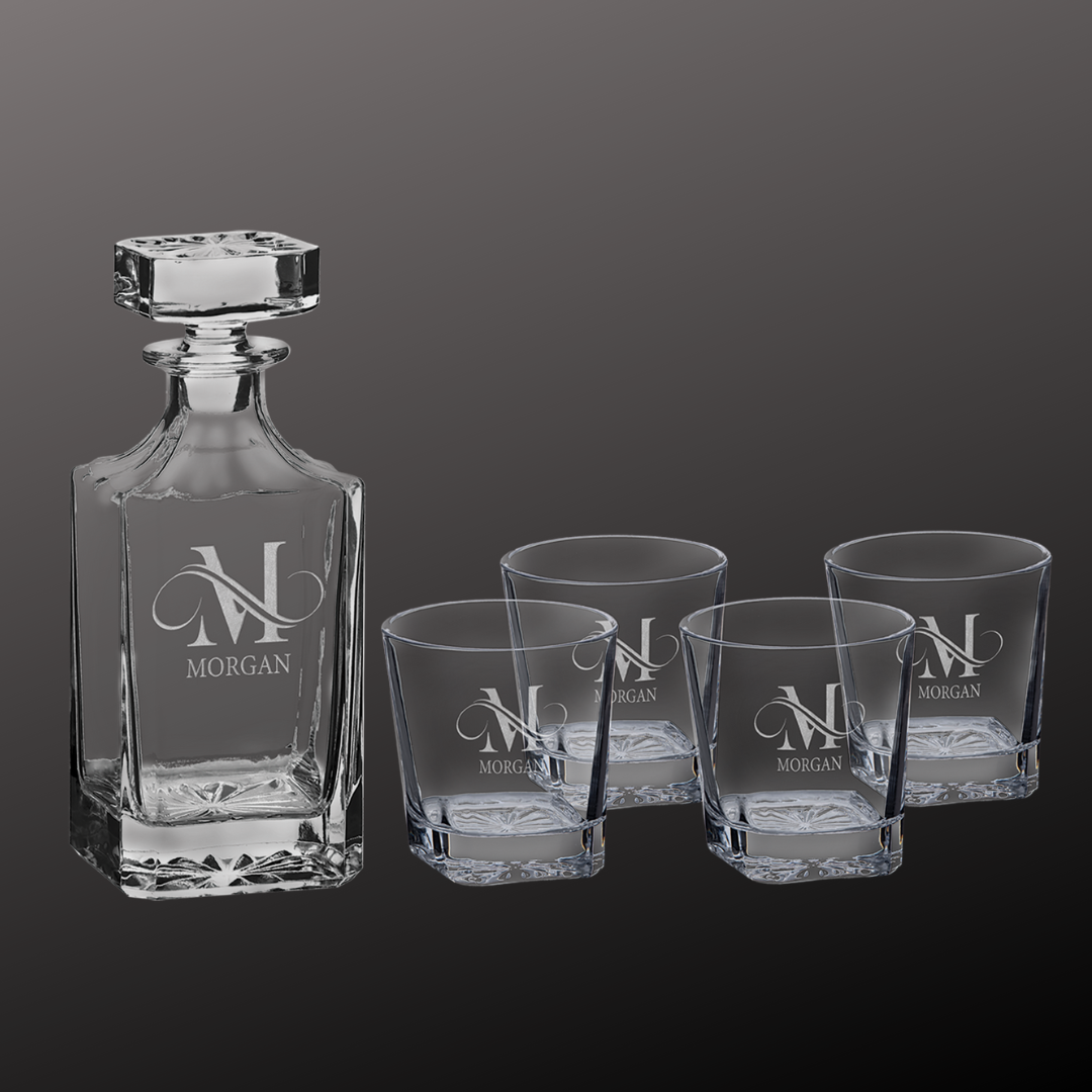 Glass Decanter Set