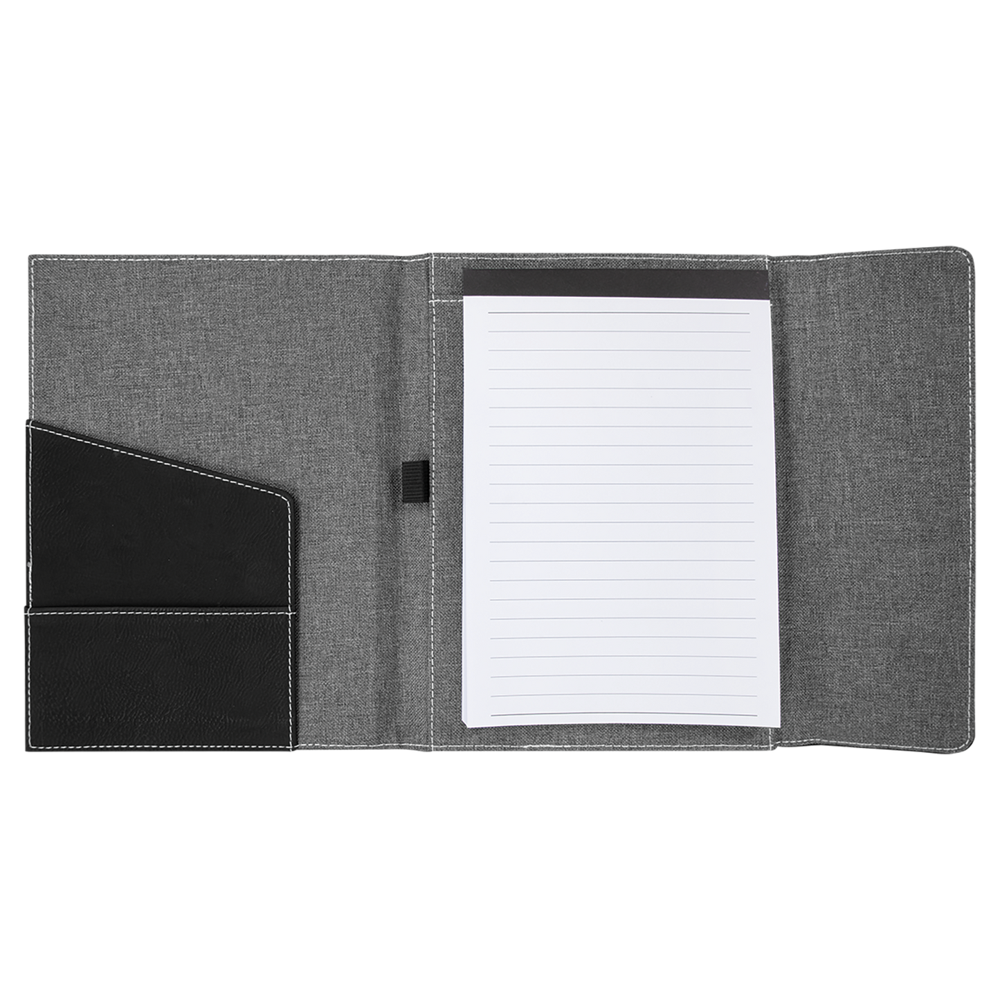 Leatherette Folio and Notepad with Logo