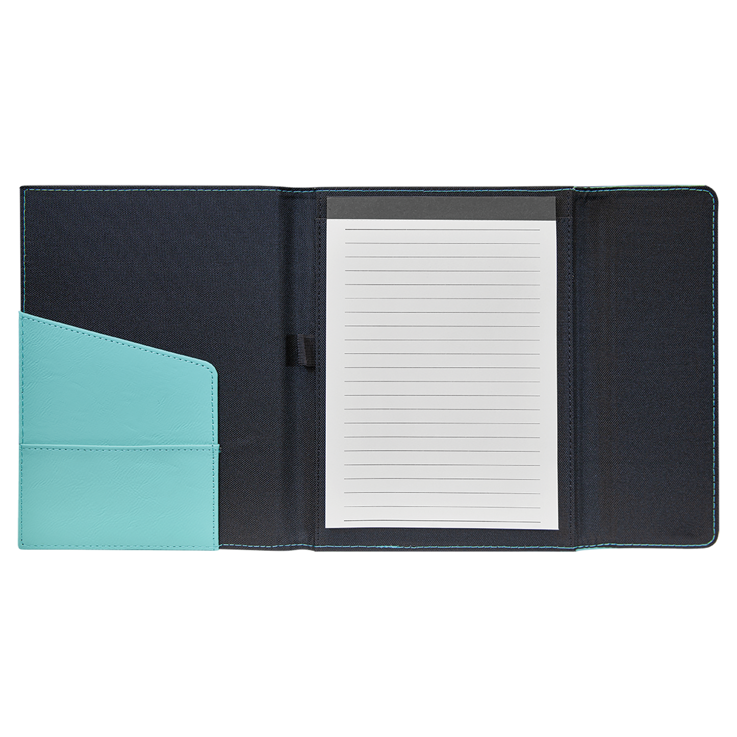 Leatherette Folio and Notepad with Logo