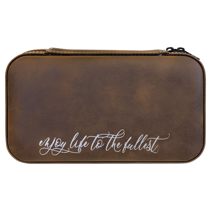 Leatherette Large Travel Jewelry Box