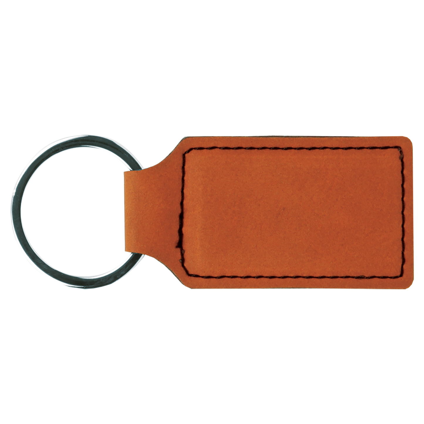 Leatherette Key Chain with Logo