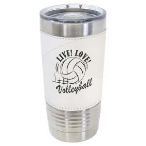 20 oz Leatherette Tumbler